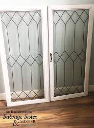 How To Create Faux Leaded Glass Windows