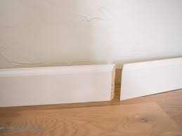 a scarf joint when installing baseboards