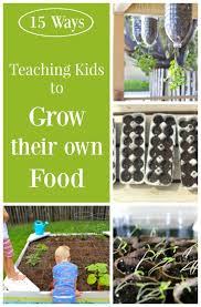 teaching kids to grow their own food