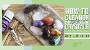 Crystal grids, crystals on display or left out in your home pick up energies over time. How To Cleanse And Care For Your Crystals Youtube