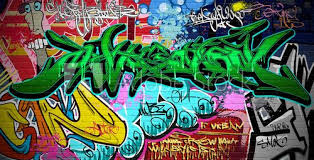graffiti art vector background urban