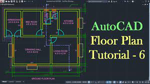 autocad floor plan tutorial for