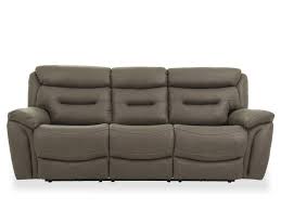 iron gray power reclining sofa mathis