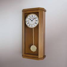 9291 Ew Keywound Wooden Wall Clock