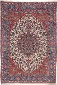antique fine persian isfahan rug