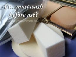 do you wash brand new makeup sponges