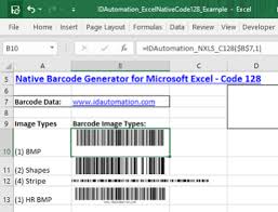 excel code 128 barcode generator 2023