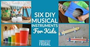 6 diy al instruments for kids