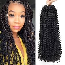 If you're working with hair that is long enough to cross. Amazon Com 22 Inch 7 Packs Passion Twist Hair Long Inch Crochet Braids Hair Water Wave For Passion Twist Braiding Hair Extensions 1b Beauty