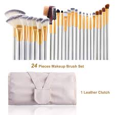 24pcs premium cosmetic makeup brush set