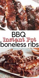 boneless bbq beef ribs instant pot