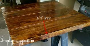 Wood countertops may be made from one single block or made from wood segments glued together. Diy Wide Plank Butcher Block Counter Tops Simplymaggie Com
