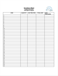 Inventory Template Excel And Clothing Inventory Sheet Pulpedagogen