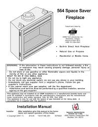 564 Space Saver Fireplace Lopi