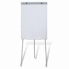 Tripod Flip Chart Easel With Height Adjustable Aluminum