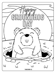 Read on to learn how to blend colors for that perfect brown. 4 Adorable Groundhog Day Coloring Pages For Kids