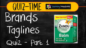 quiz on indian brand lines or