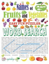 vegetables easy fun puzzles word
