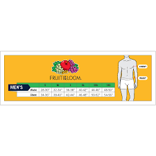 55 All Inclusive Fruit Of The Loom Boxer Brief Size Chart