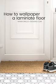 how to wallpaper a floor a er