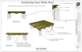 Build A Shed Floor And Shed Foundation