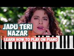 Solo piano with optional cello. Jadu Teri Nazar Piano Notes Jadu Teri Nazar Melodica Piano Notes Darr Movie Song Lesson Youtube