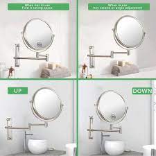 Wall Mounted Bathroom Makeup Mirror