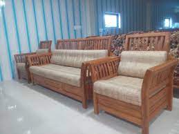 5 seater kerala teak sofa at rs 30000