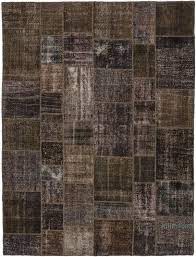 over d turkish patchwork rug
