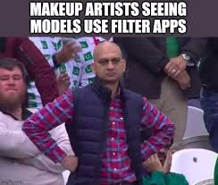 picturepunches meme no job for makeup