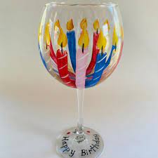 Happy 60th Birthday Wine Glass 18 5 Oz