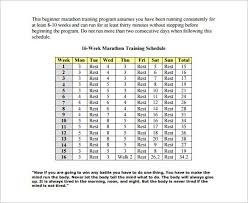 25 training schedule templates docs pdf