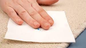 remove ink stains from carpets or rugs