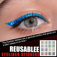 5 pair reusable eyeliner stickers