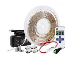 White Led Strip Lighting Kit 5m Under Cabinet Led Tape Light Wireless Rf Controller 150 Lm Ft Super Bright Leds
