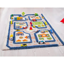 ivi 3d play carpets 44 5 x 31 5 inch traffic educational toddler mat rug small