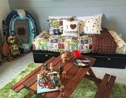 Outdoors Camping Theme Kids Bedroom