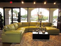 italsofa leather sectional at the