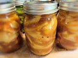 apple pie filling with vanilla   buttershots  canning