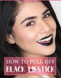 6 tips to pull off black lipstick