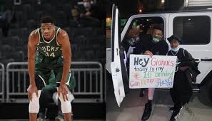 Select from premium giannis antetokounmpo of the highest quality. Giannis Antetokounmpo S Heartfelt Gesture For 10 Year Old S Birthday Wins Fans Over Watch