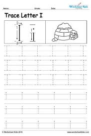 It can feel downright frustrating for children at first, to fight the urge to look at what you draw. Letter I Alphabet Tracing Worksheets Free Printable Pdf