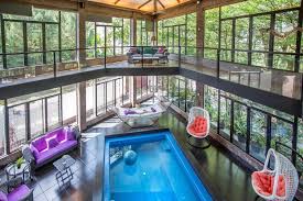 Friendly local villages offer tavernas and restaurants, and a local supermarket is 5 mins away. This Glass Villa In Kl Offers Scenic Mountain Views A Private Pool Facing The Forest Shout