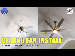 how to install vaulted ceiling fan