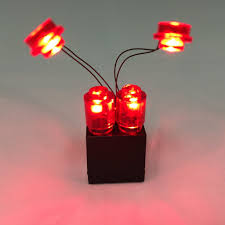 Led Lighting Kit For Lego Minifigures Iron Man Red Led Lights With 2x3 Battery Brick Brick Loot