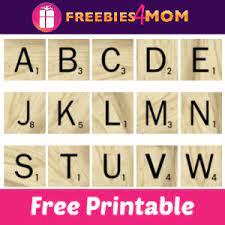 free printable signs scrabble letter