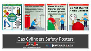 gas cylinders and lecture bottles safe