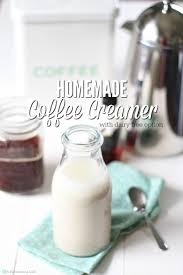 homemade coffee creamer with dairy