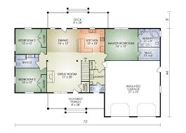 Fairhaven Log Home Floor Plan