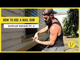 a nail gun shiplap repair pt 4 you